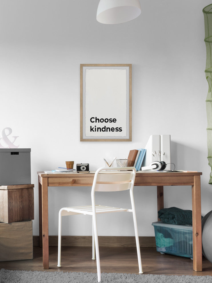 "Choose Kindness II" Framed Painting Print, 24x36