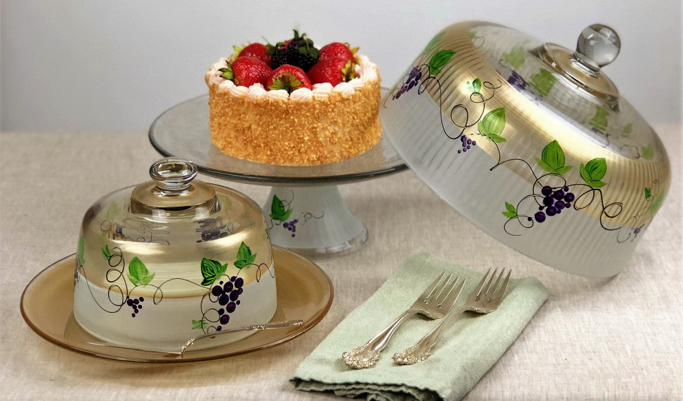 Grapes 'n Vines Cake Dome