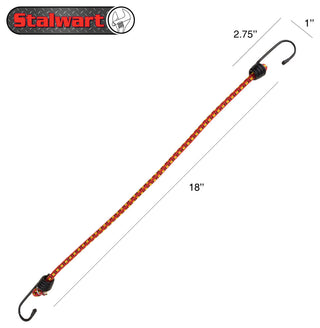 Stalwart 18" Bungee Cords, 10 Pack