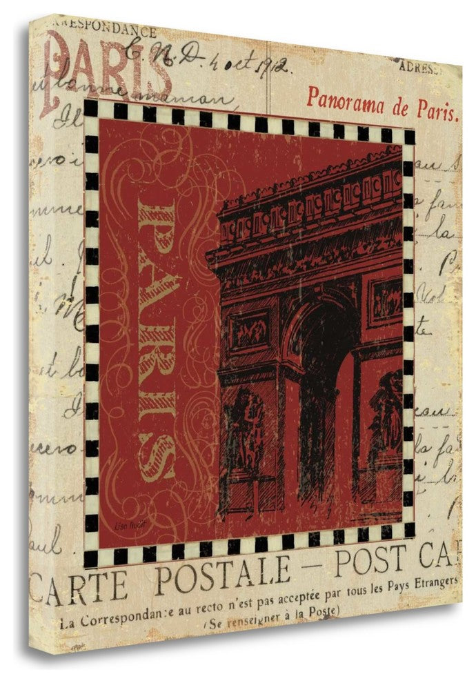"La Tour II" By Lisa Audit, Giclee Print on Gallery Wrap Canvas, Ready to Hang