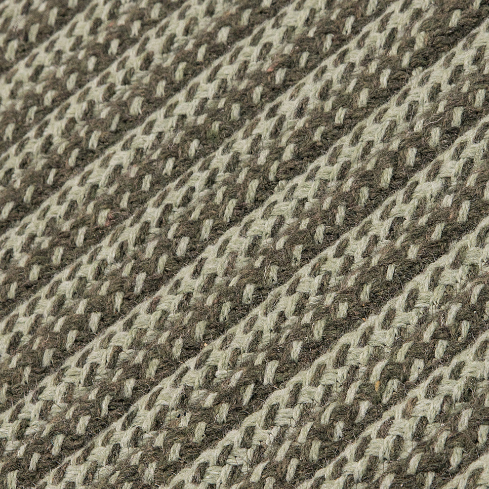 Blue Hill BI61 Moss Green Contemporary Area Rug, Rectangular 5'x7'