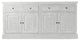 70" Traditional Oak Sideboard Buffet, Bright White