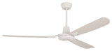 58" Velocity, White With White Blades