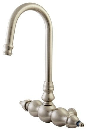 Kingston Brass Gooseneck Faucet, Brushed Nickel