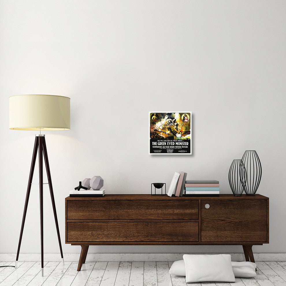 "The Green Eyed Monster,  1919, 6 sheet" Canvas Giclee, 18"x18"