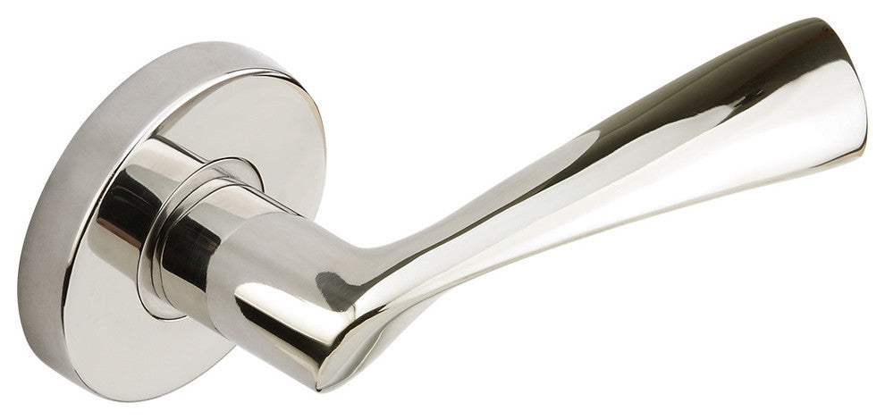 Breeze Lever, Half Passage, Left Hand, Polished Stainless Steel, 2-3/4" Backset