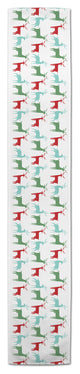 Christmas Reindeer Pattern Table Runner, 16"x90"