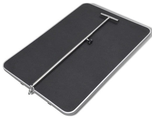 vidaXL Dog Grooming Table Adjustable Arm Foldable Dog Bath Table with 1 Loop