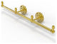 Que New 3 Arm Guest Towel Holder, Polished Brass