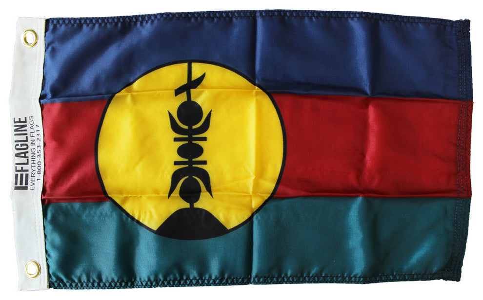 New Caledonia, 12"x18" Nylon Flag