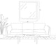 LaRue Framed Wall Mirror, White, 36" X 36"