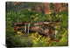 "Cascades Tumbling 110 Feet At Emerald Pools, Zion National Park, Utah" Artwork