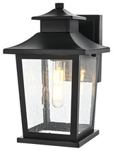 Home Living 7" Outdoor Wall Sconce, Black