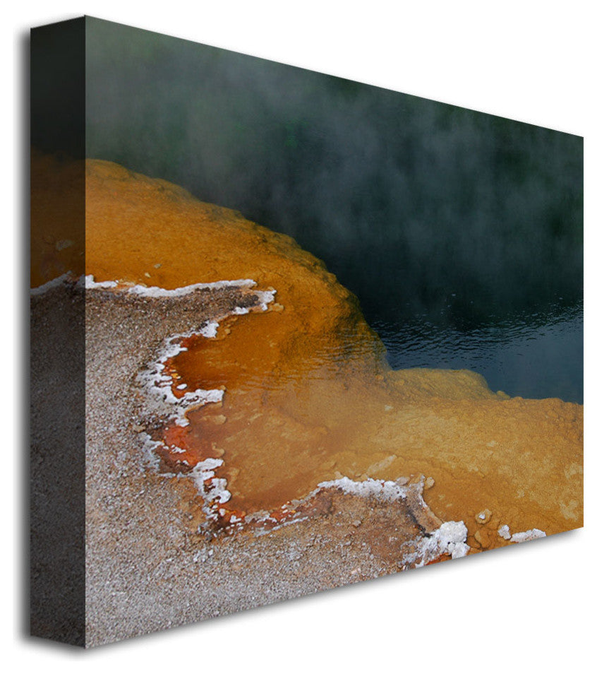 'Yellowstone Hot Springs' Canvas Art by Nicole Dietz