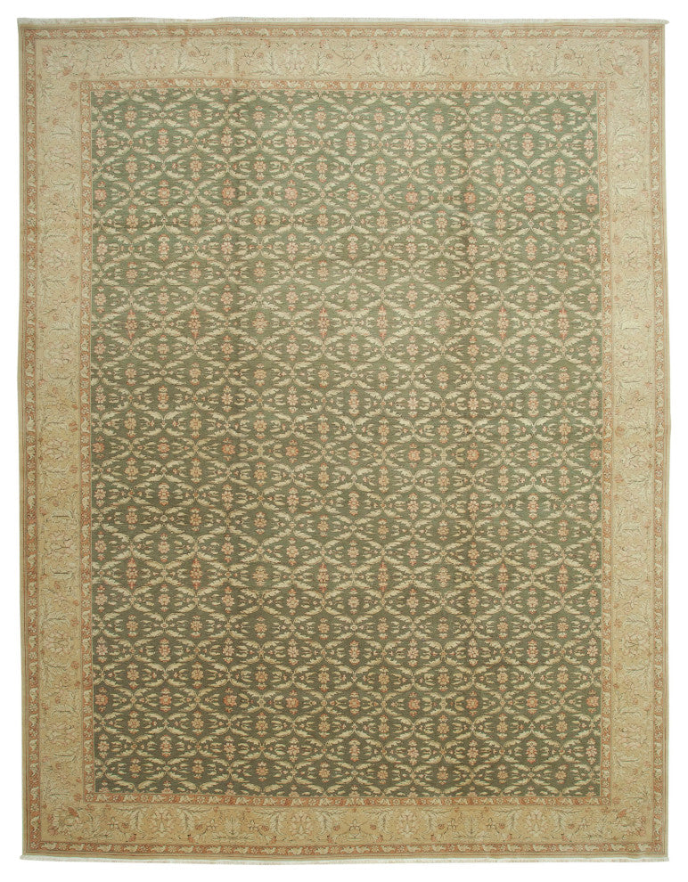 Rug N Carpet - Hand-Knotted Oriental 12' 0" x 15' 2" Oversize Oushak Area Rug