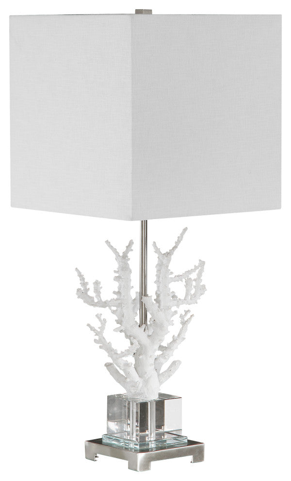 Uttermost Corallo White Coral Table Lamp