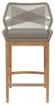 Wellspring Outdoor Patio Teak Wood Bar Stool