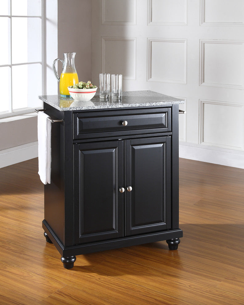 Cambridge Solid Granite Top Portable Kitchen Island