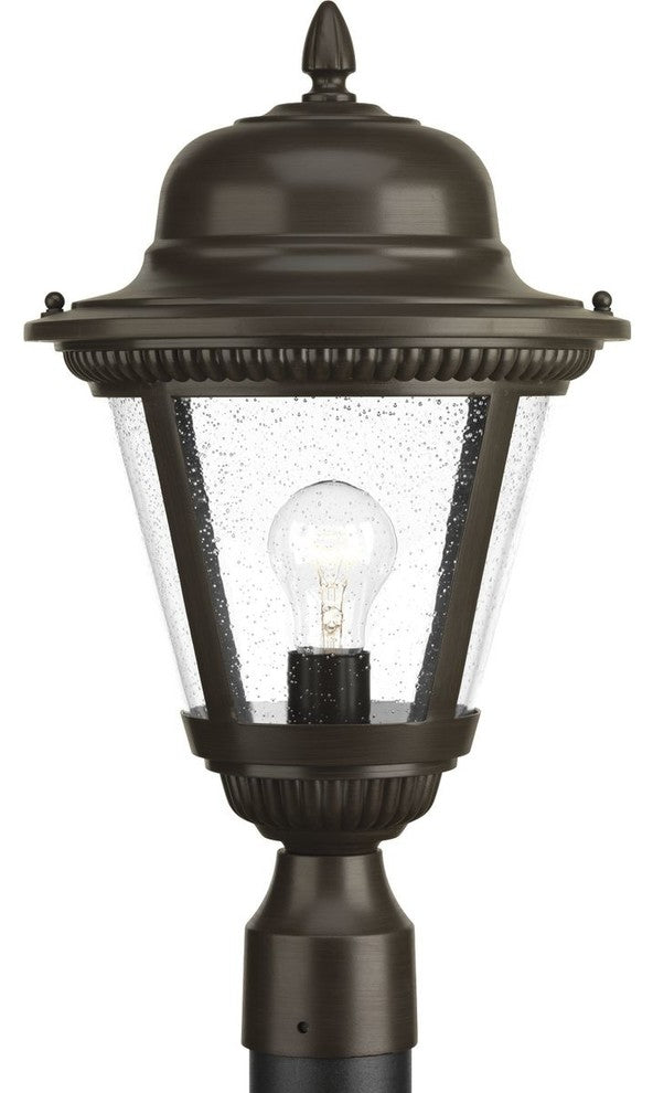Westport Collection 1-Light Post Lantern, Antique Bronze