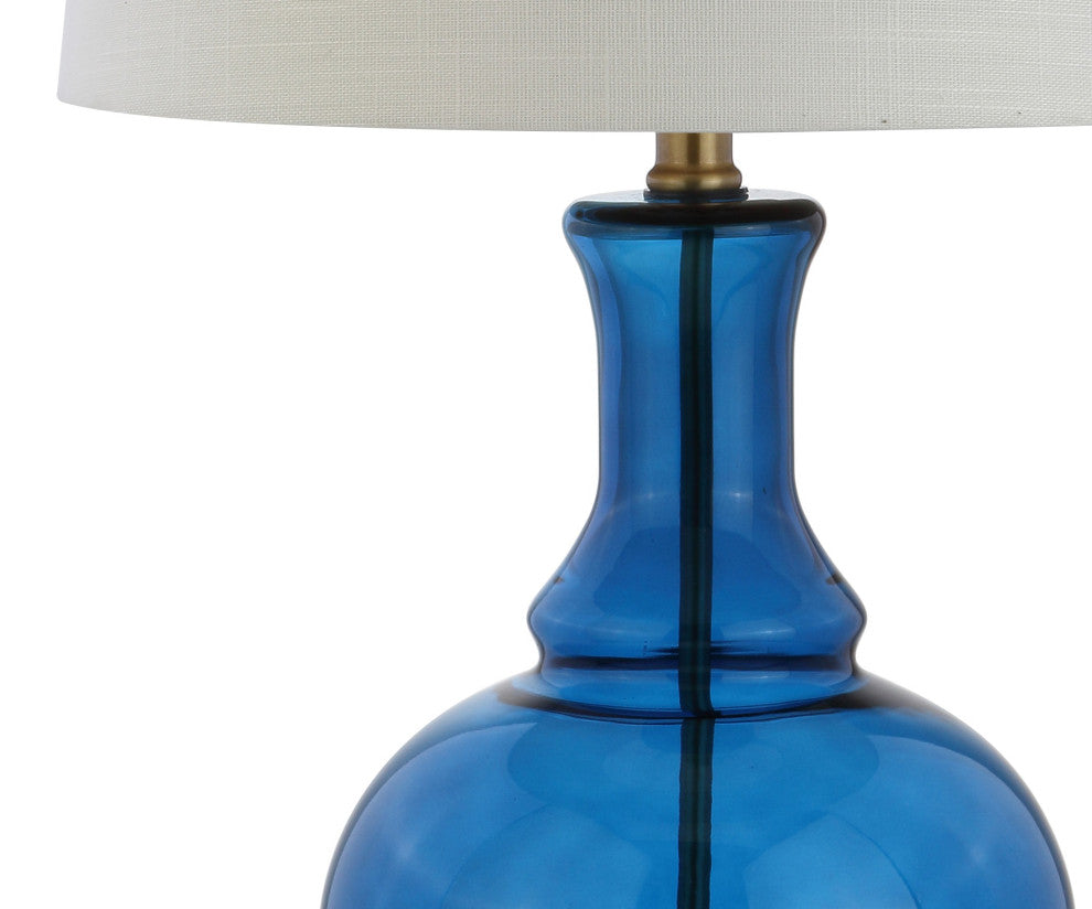 Lavelle 25" Glass Table Lamp, Set of 2