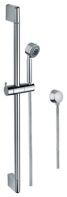 Hand Shower, Sliding Rail, and Water Connection, Chrome