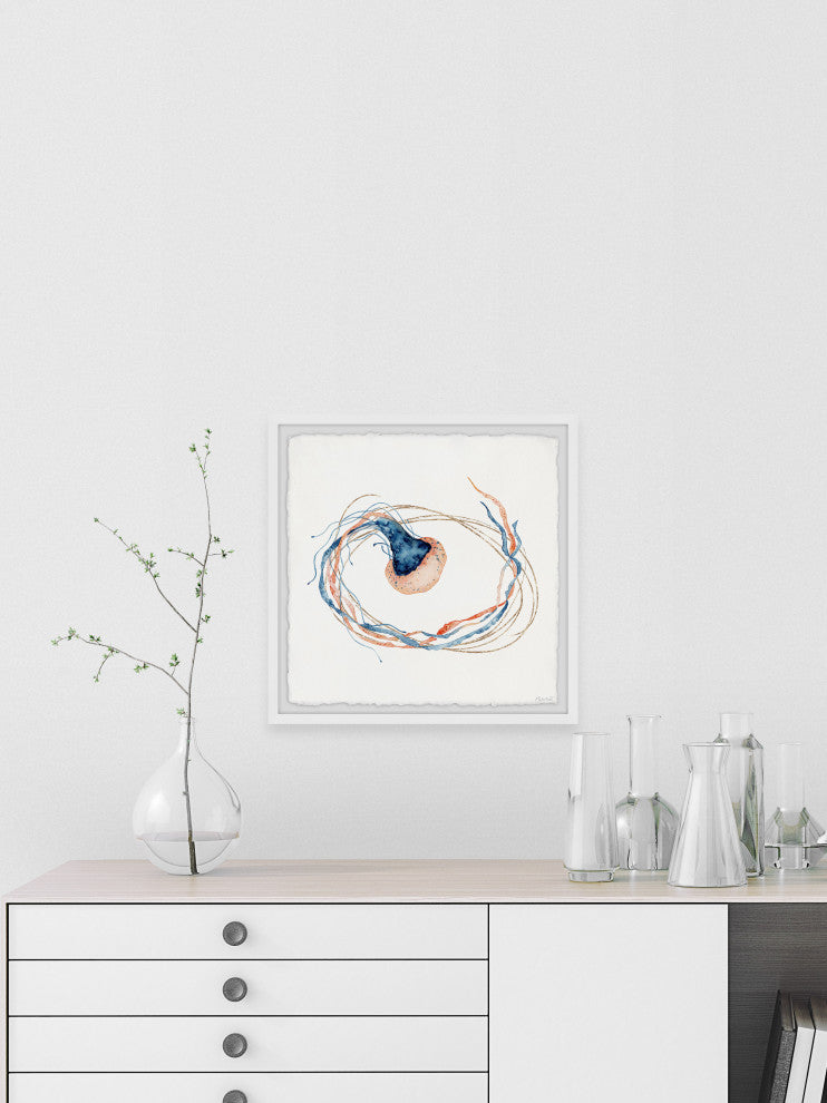 "Float On" Framed Painting Print, 24x24