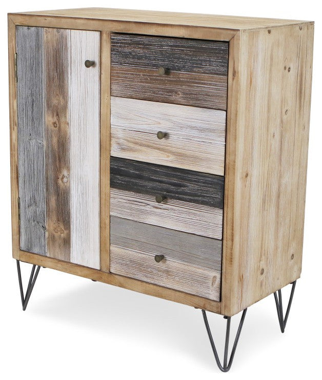 Modern Urban Rustic Accent Storage Cabinet
