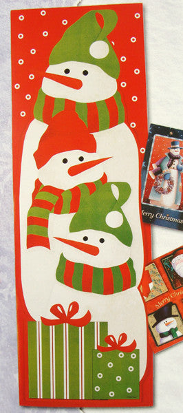 36" Snowman Christmas Card Wall Holders, Club Pack of 108