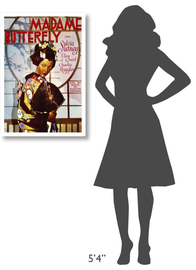 "Vintage Film Posters: Madame Butterfly" Digital Paper Print, 22"x32"