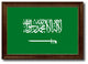 Saudi Arabia Country Flag Canvas Print, 21"x30"