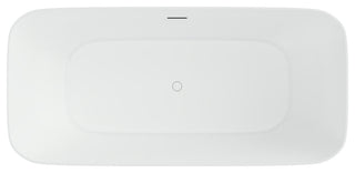 Mina 67" Bathtub, Black