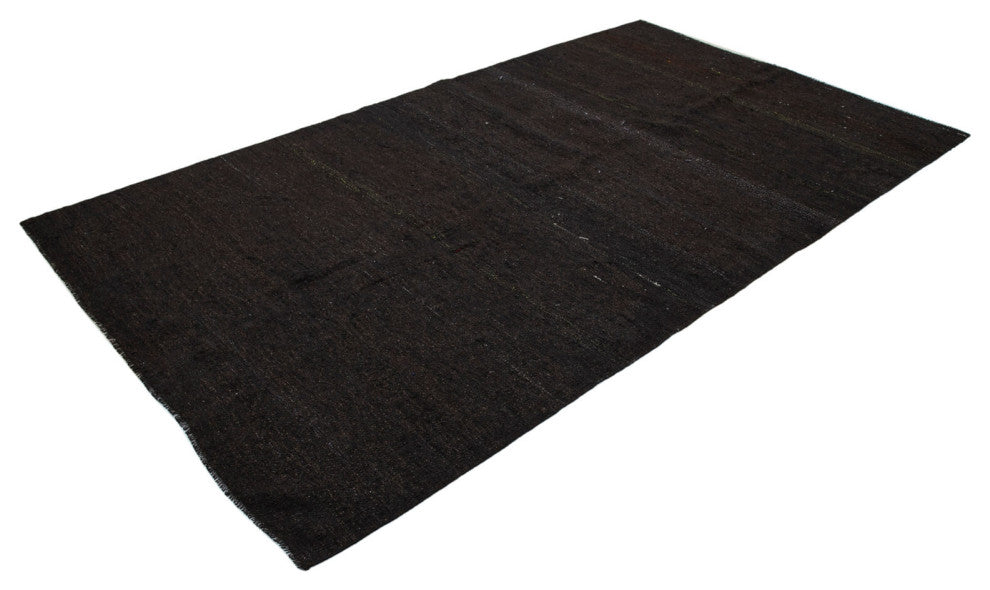 Rug N Carpet - Handmade Turkish 5' 3'' x 9' 3'' Vintage Goat Hair Kilim Rug