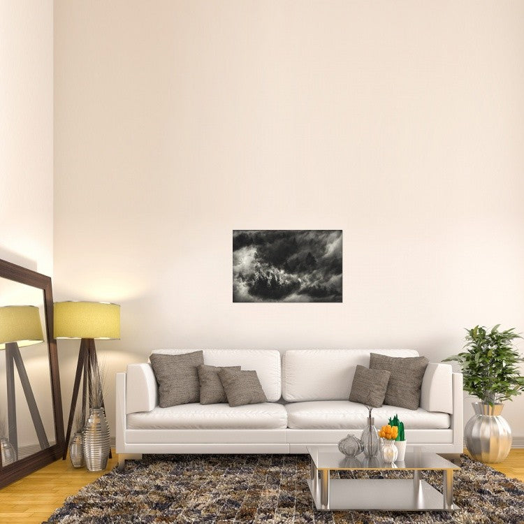 "Trees in Mist" Stretched Canvas Giclee by Samir Pajic, 36x24"