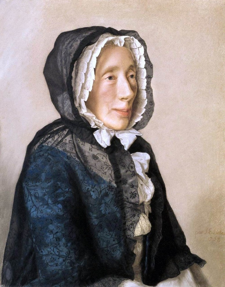Jean-Etienne Liotard Madame Jean Tronchin, Gallery Wrapped Canvas, 21"x28"