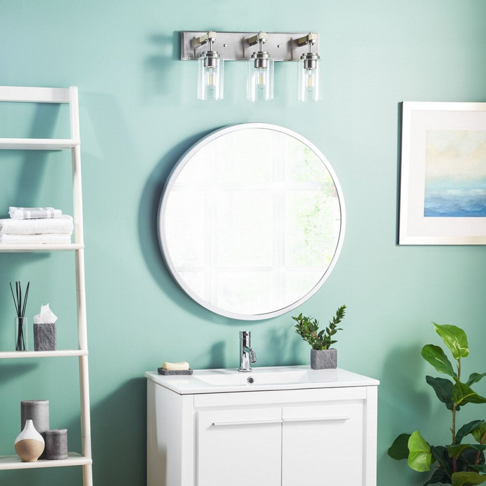 Safavieh Warley Wall Sconce Nickel/Clear