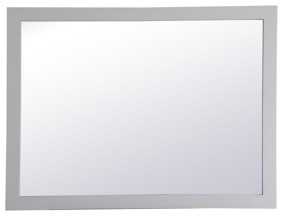 Anderson Rectangle Vanity Mirror, 48", Gray