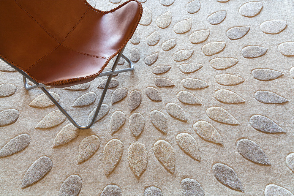 Oleander Contemporary Area Rug, Gray