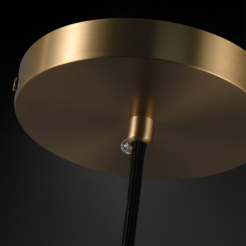 MIRODEMIÂ® Bergeggi | Copper Crystal Pendant Light in the Shape of Balls, Warm Light