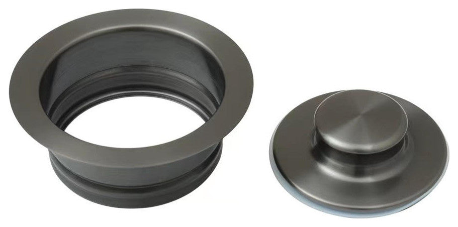 Starstar Kitchen Sink Stopper, Garbage Disposal Flange, Black, With Cover
