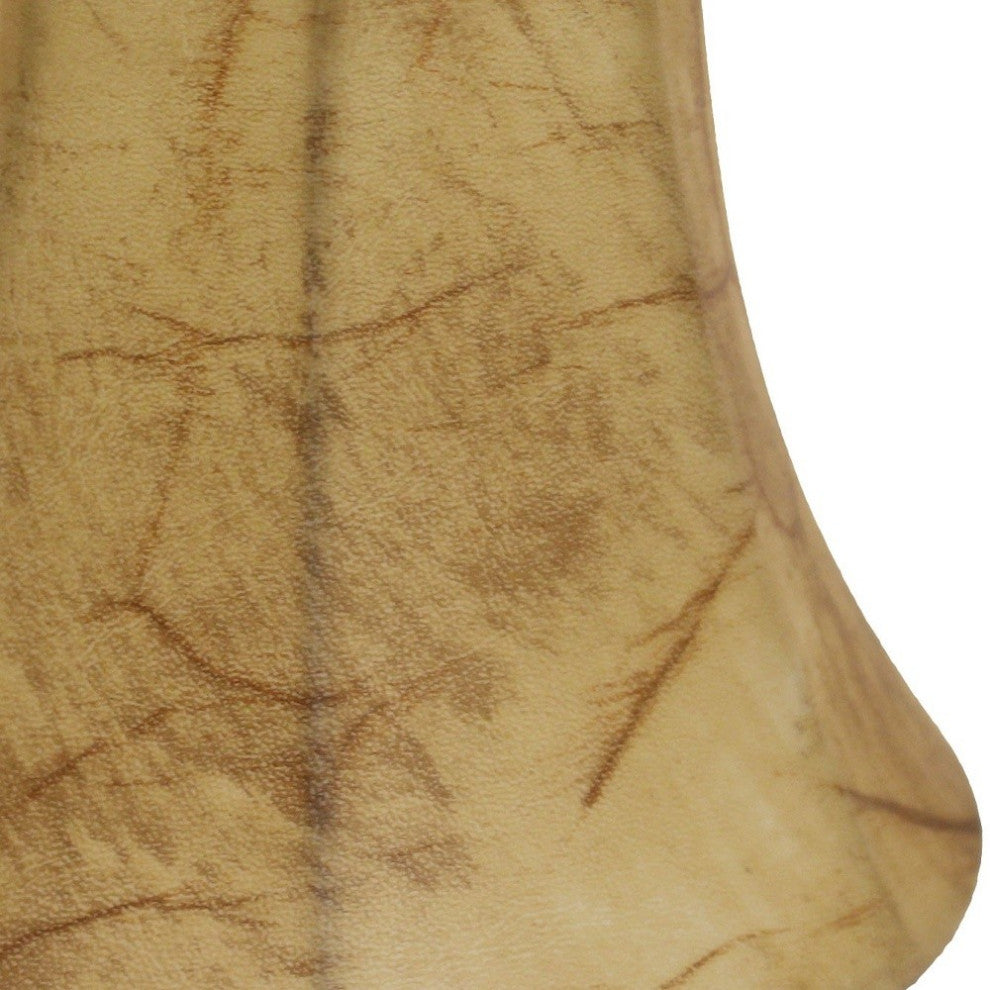 5" Antique Parchment Set of 6 Empire Slanted Chandelier Lampshades