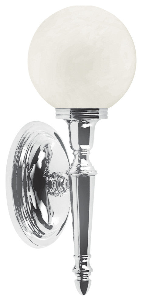 Dryden 1 Light Bath Light in Polished Chrome