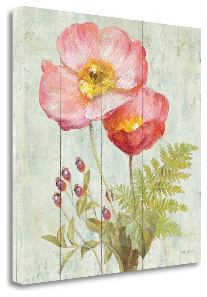 "Natural Floral IV" By Danhui Nai, Giclee Print on Gallery Wrap Canvas