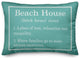 Beach House Teal 14x20 Pillow