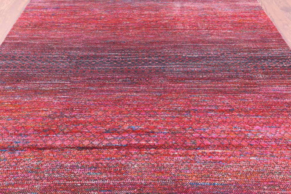Savannah Grass Hand-Knotted Wool & Silk Rug 8' 1" X 9' 11" - Q15970
