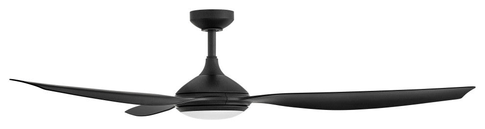 Hinkley Talan Talon 64" Led Smart Fan, Matte Black
