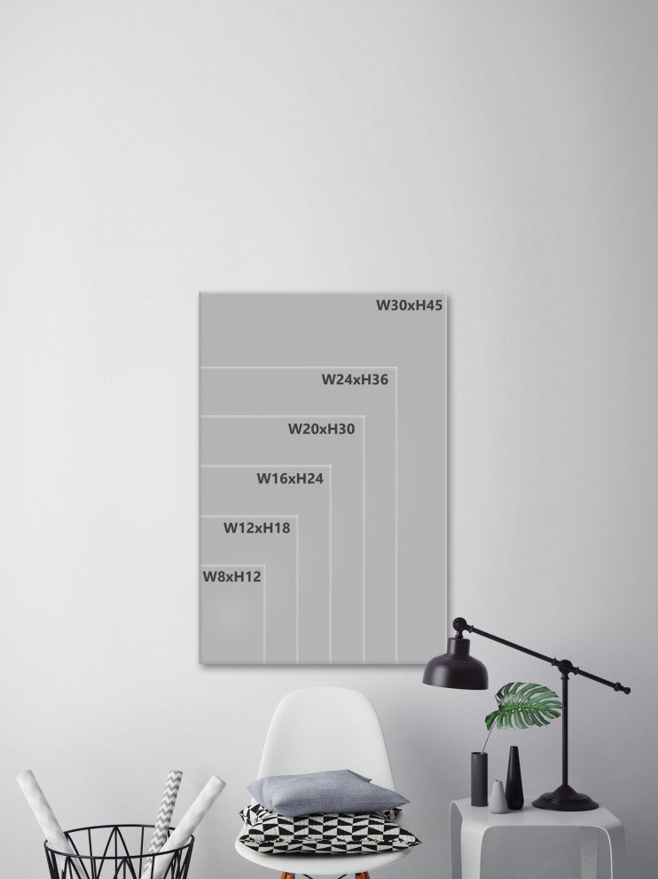 "Irresistible Desire" Floater Framed Painting Print on Canvas