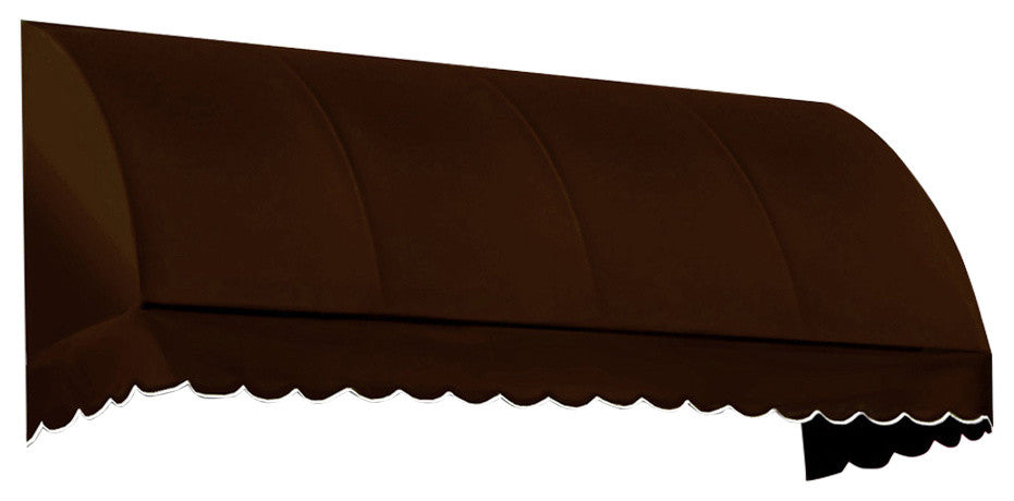 Awntech 5' Savannah Acrylic Fabric Fixed Awning, Brown