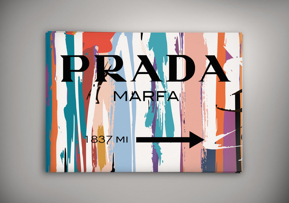 Prada Marfa Fashion Poster, Large