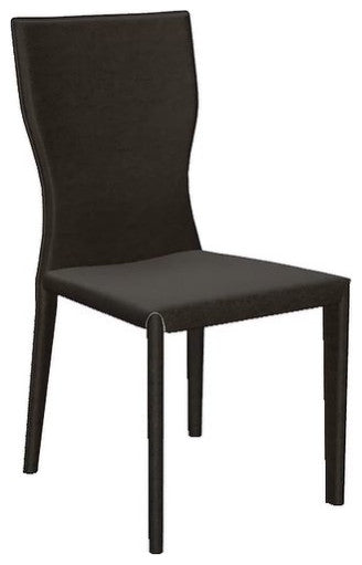 Merced Mermaid Top Grain Leather Chair, Heritage Leather-Chocolate