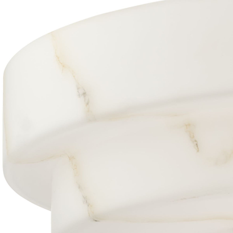 Tosca Collection Three-Light Luxe Semi-Flush Mount Light, Brushed Bronze